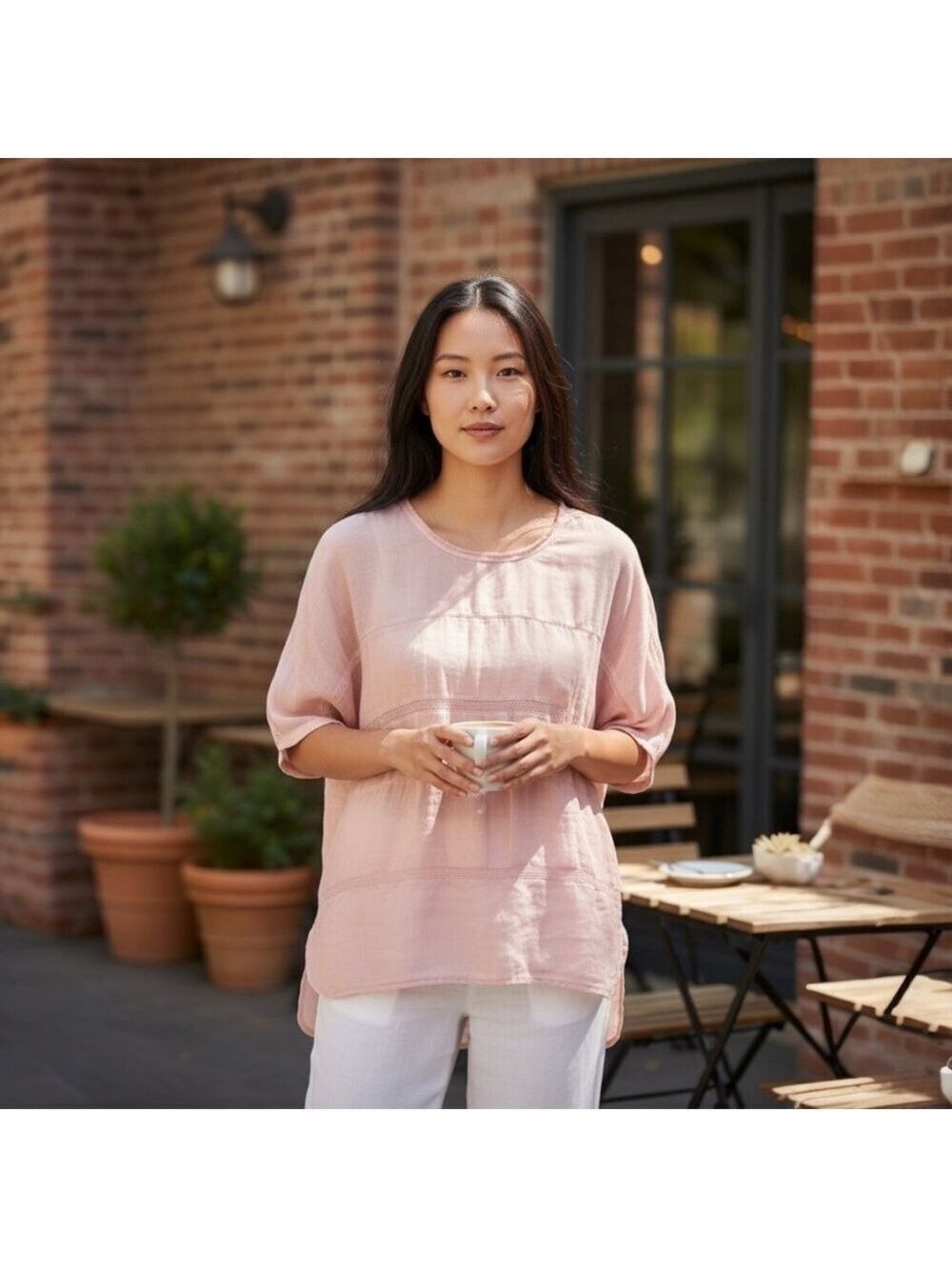 Vince Tunic Soft Pink Women's